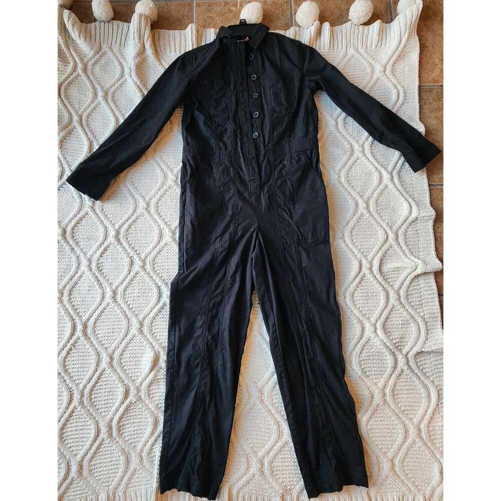 Universal Thread Black Long Sleeve Utility Coveralls Size 2
